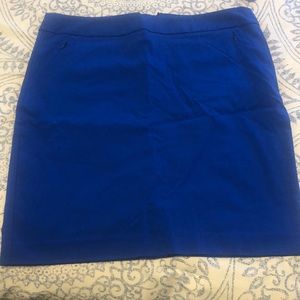 Royal blue pencil skirt